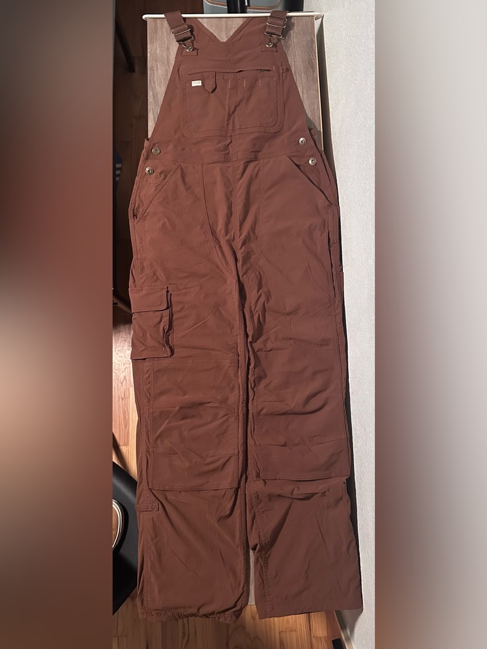 Women's Heirloom Gardening Bib Overalls - Duluth Trading Co. - Dark Roast Small - Picture 7 of 7